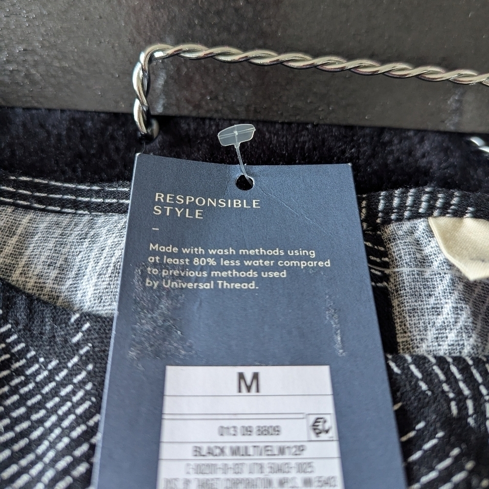 NWT Universal Thread Black Multi Cut Out Dress M … - image 3